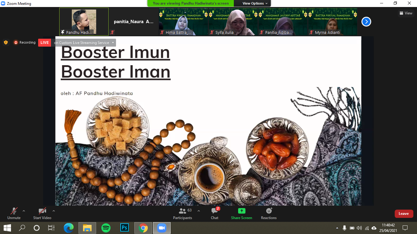 Ramadhan Sehat dengan Herbal: Booster Iman Booster Imun