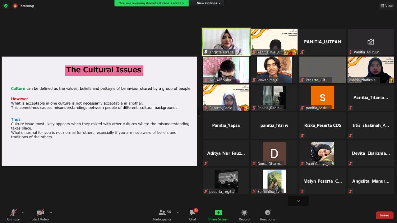Membangun Kemampuan Calon Debater Hebat dengan Adanya Webinar Cultural Debate Summit