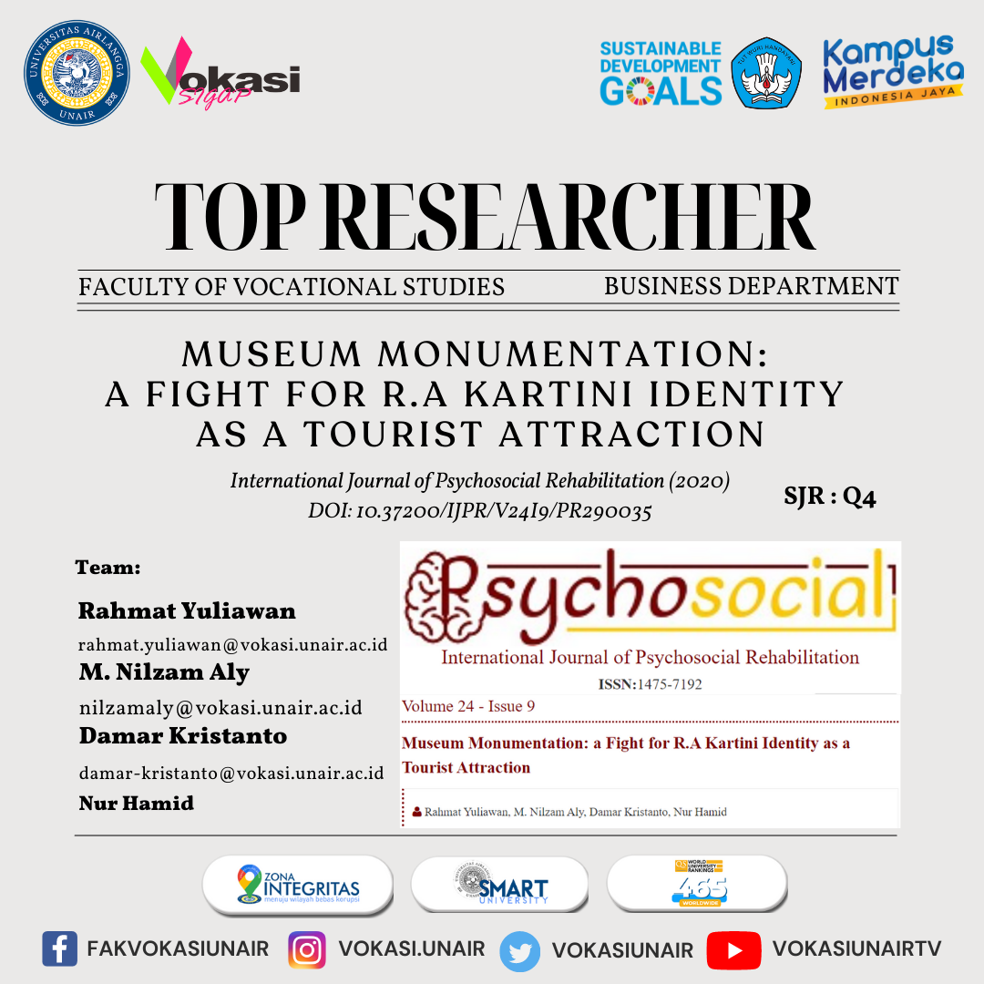 Museum Monumentation: A Fight for R.A Kartini Identity as A Tourist Attraction