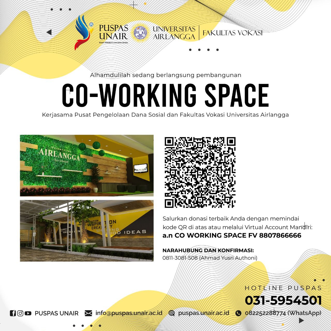 Construction of CO-WORKING Space Faculty of Vocational School