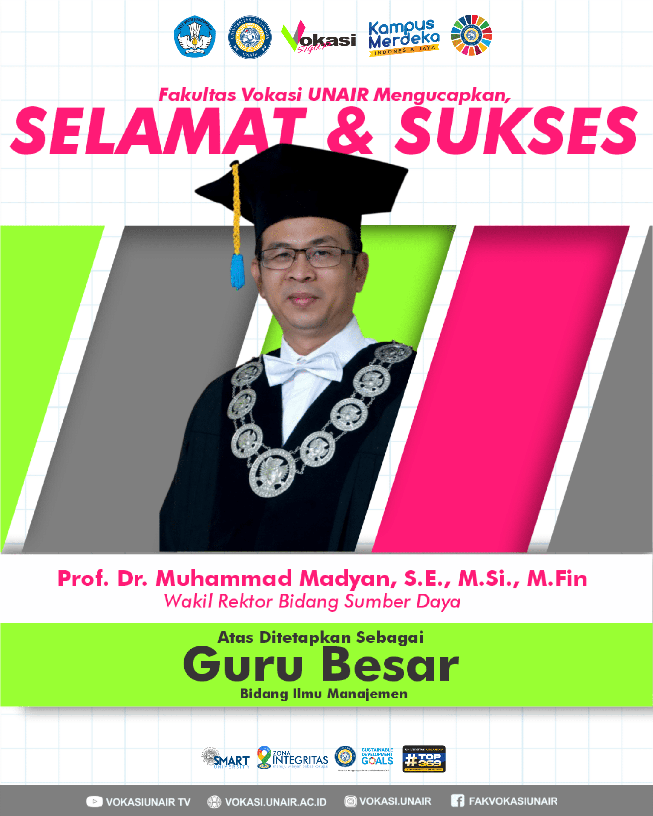 Guru Besar Universitas Airlangga; Prof. Madyan