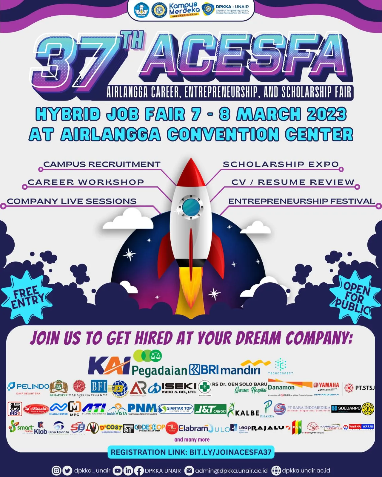 37th ACESFA (Airlangga Career Entrepreneurship and Scholarship Fair) by DPKKA UNAIR
