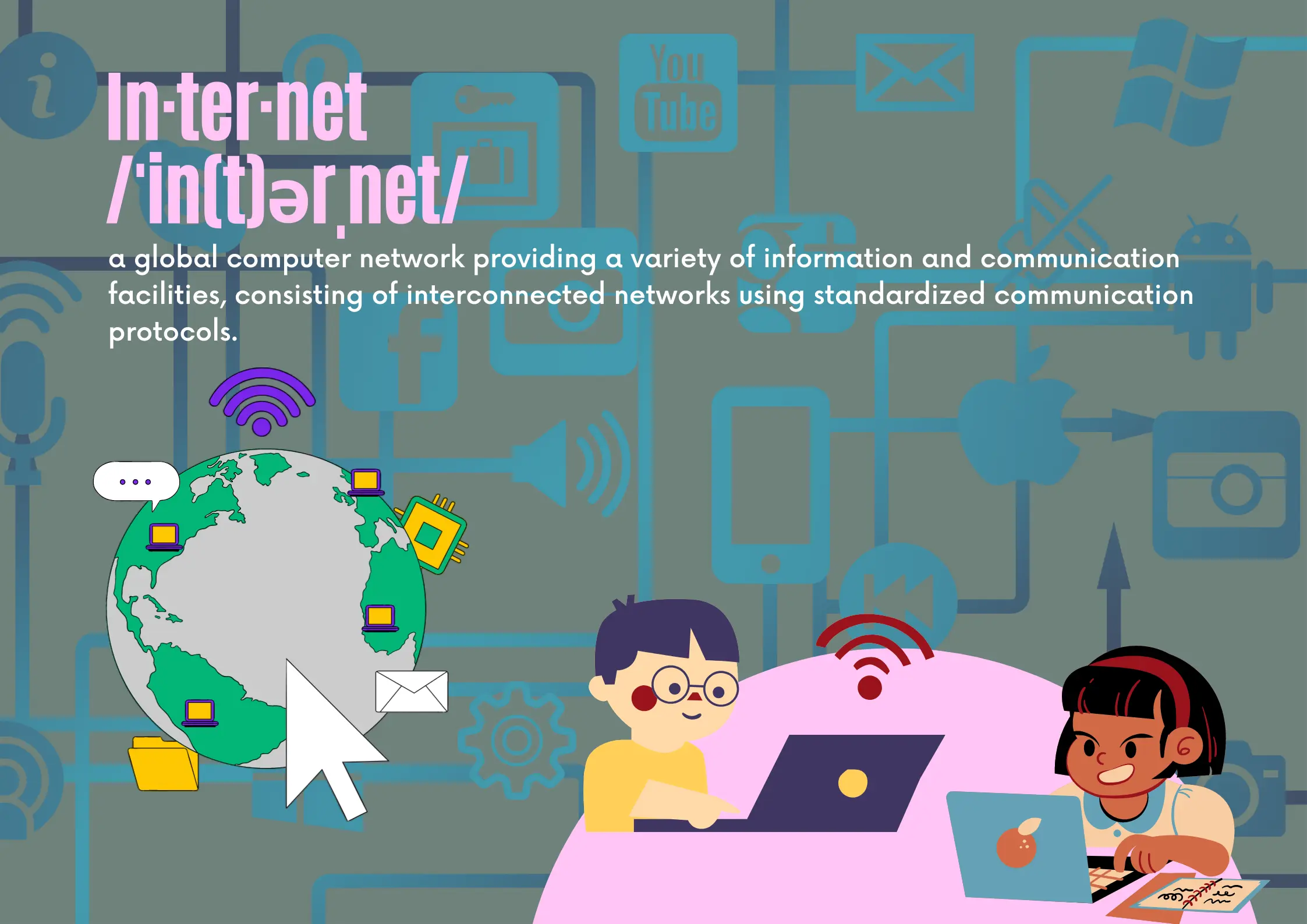 Ilustrasi Definisi Internet (Sumber: Dokumen Penulis)