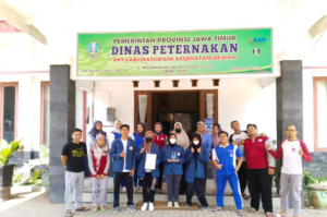 Mahasiswa D3 Paravet PKL di Laboratorium Kesehatan Hewan Tuban/dokumen istimewa
