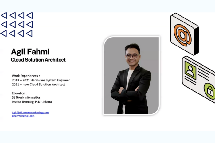 Tangkapan layar profil pembicara/Agil Fahmi