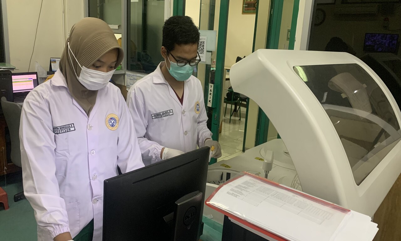 Mahasiswa TLM Jalani Magang di Laboratorium Patologi Klinik RSUD Bangil