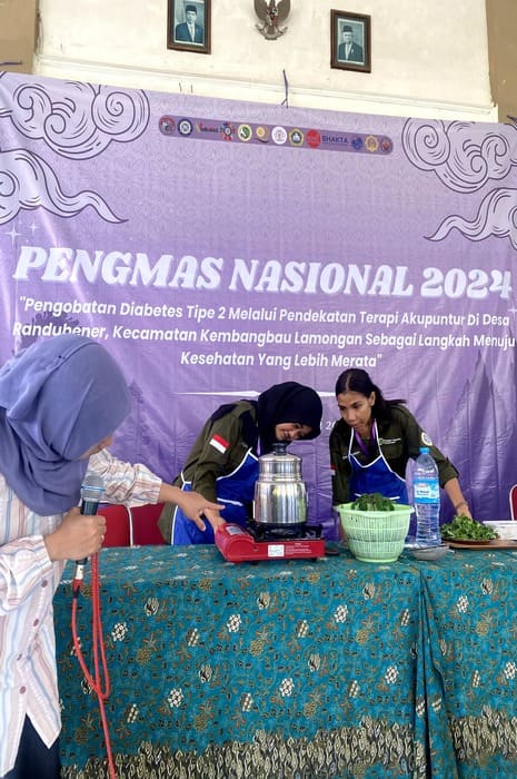 Kegiatan workshop untuk Peringati Hari Jamu Nasional 2024 yang diadakan oleh Himpunan Mahasiswa Battra Fakultas Vokasi UNAIR/Fadlilatul Arofah