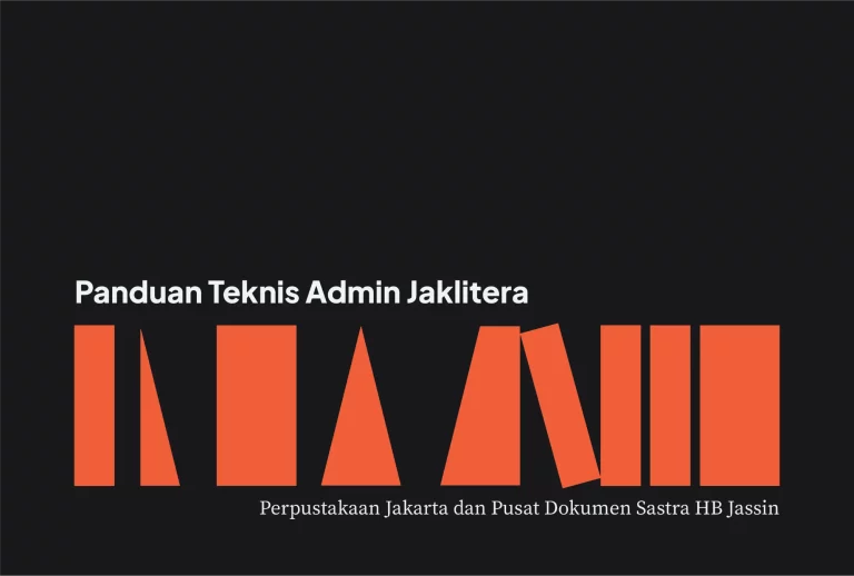 Gagas Inovasi Buku Panduan Admin Jaklitera untuk Perpustakaan Jakarta dan PDS HB Jassin_Dokumen istimewa