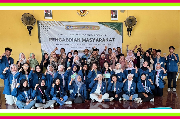 Mahasiswa D3 Akuntansi FV UNAIR Kembangkan Briket Sekam, Dorong Ekonomi Petani di Tuban_Dokumen Istimewa