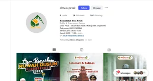 Discover Petak BBK 5 Unair: Tingkatkan Visibilitas Desa di Era Digital Melalui Instagram_Dokumen Istimewa